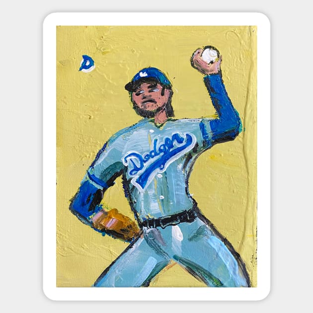 Fernando Valenzuela Sticker by ElSantosWorld